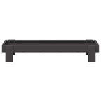 Chicken Feeding Trough Black 80 x 28 x 13.5 cm
