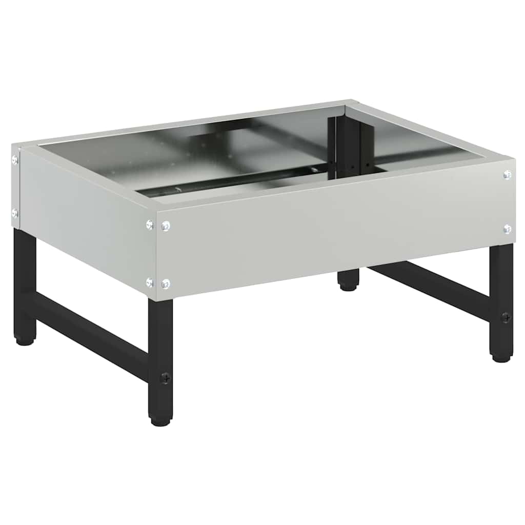 Bird Feeder Silver 34 x 26 x 16 cm Galvanised Steel