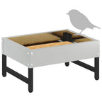 Bird Feeder Silver 34 x 26 x 16 cm Galvanised Steel