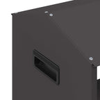 Livestock Feeding Trough Black 79 x 35 x 62 cm