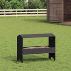 Livestock Feeding Trough Black 79 x 35 x 62 cm