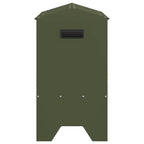 Livestock Feeding Trough Olive Green 79 x 35 x 62 cm