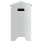 Livestock Feeding Trough Silver 79 x 35 x 62 cm