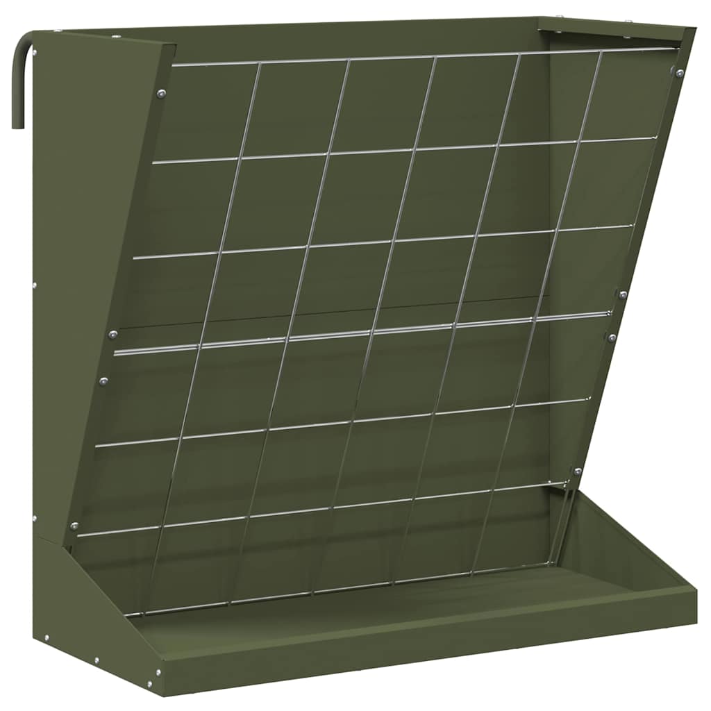 Hay Feeder Olive Green 71 x 33 x 70 cm Cold-Rolled Steel