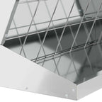 Hay Feeder Silver 71 x 33 x 70 cm Galvanised Steel