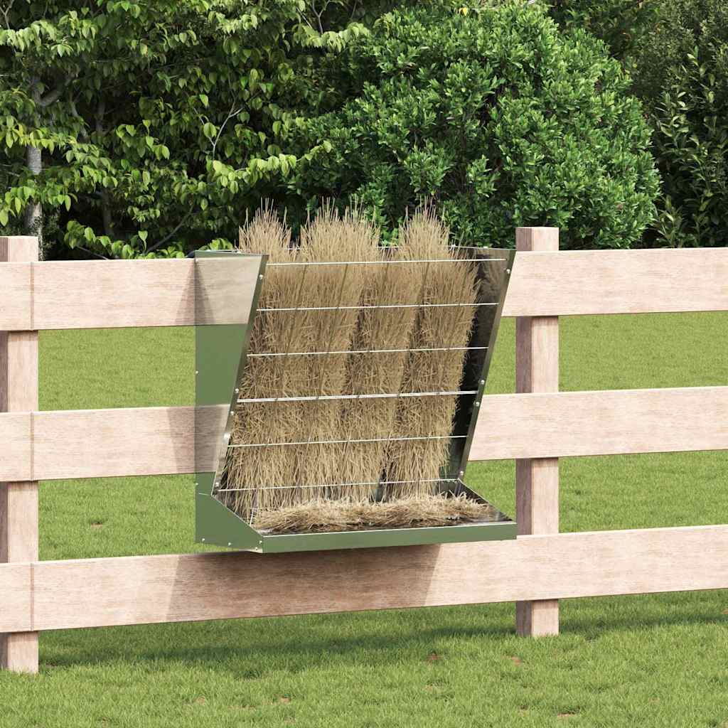 Hay Feeder Silver 71 x 33 x 70 cm Galvanised Steel