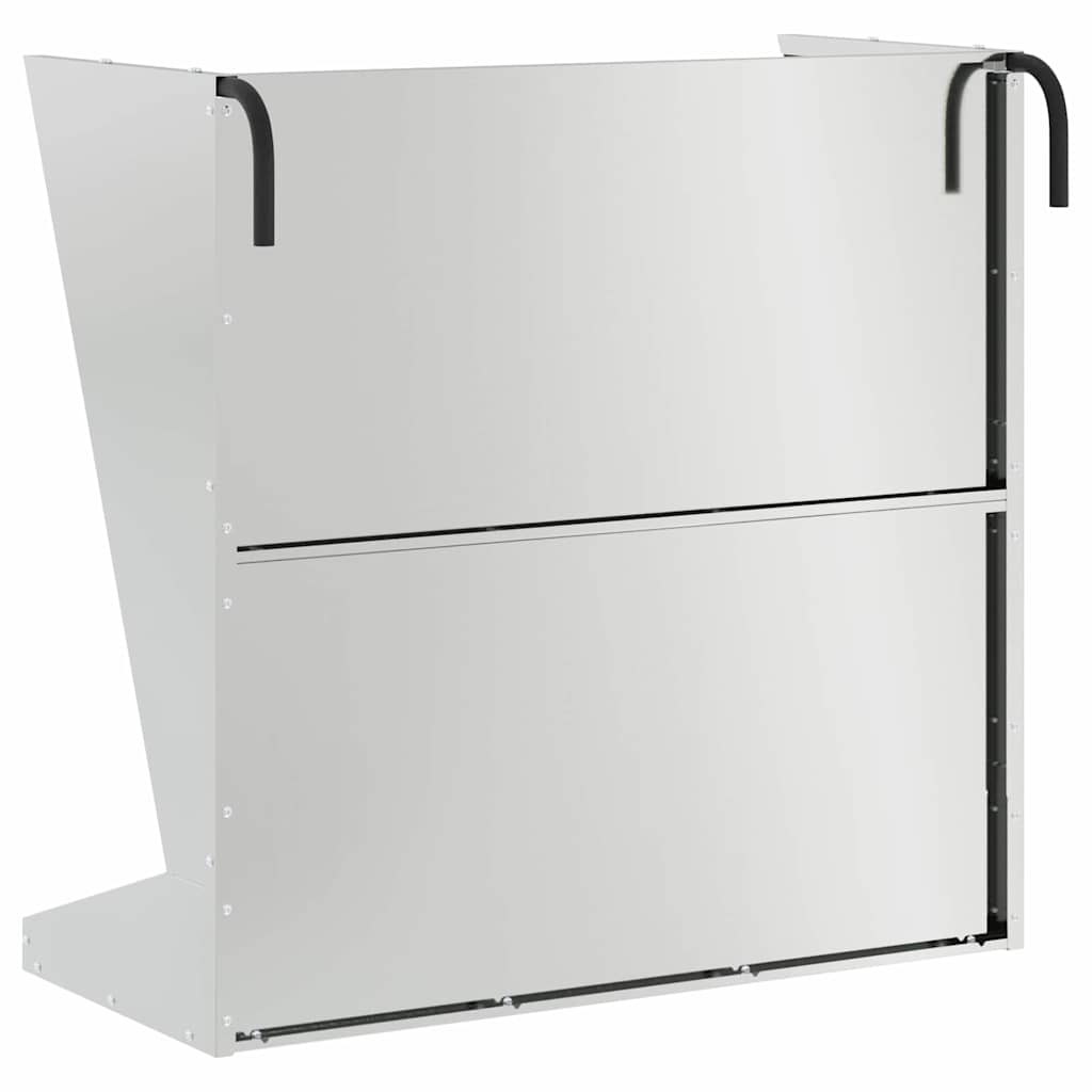 Hay Feeder Silver 71 x 33 x 70 cm Galvanised Steel