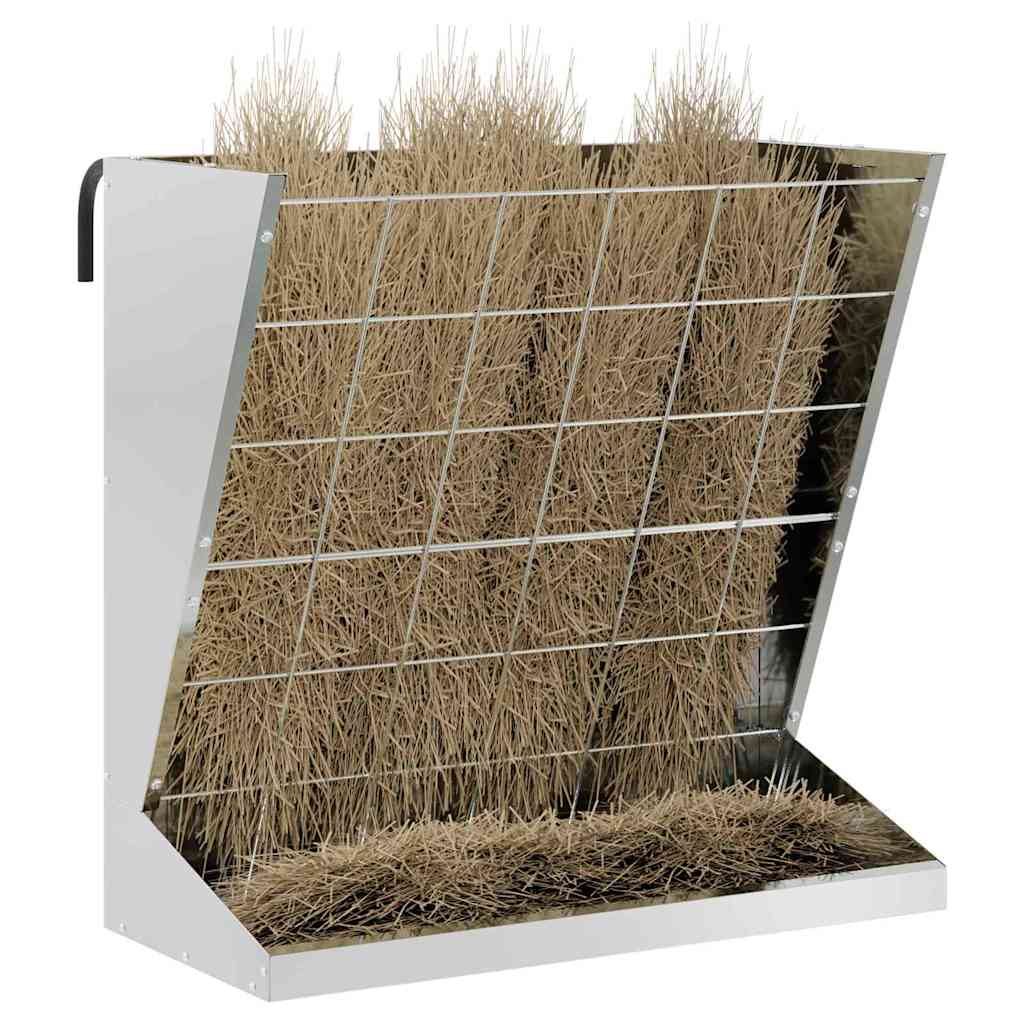 Hay Feeder Silver 71 x 33 x 70 cm Galvanised Steel