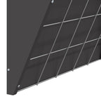 Hanging Hay Feeder Black 61 x 33 x 66 cm Cold-Rolled Steel