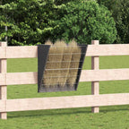 Hanging Hay Feeder Black 61 x 33 x 66 cm Cold-Rolled Steel