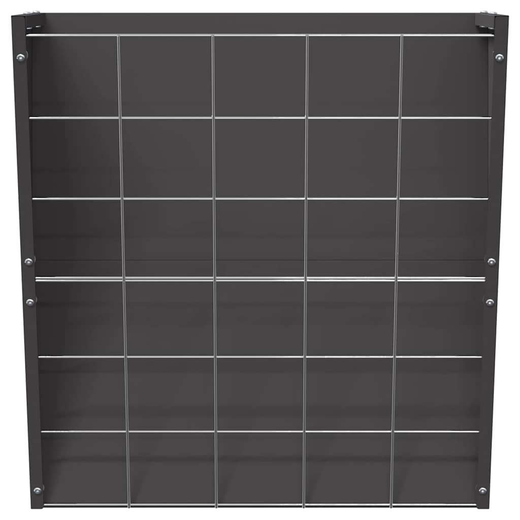 Hanging Hay Feeder Black 61 x 33 x 66 cm Cold-Rolled Steel