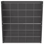 Hanging Hay Feeder Black 61 x 33 x 66 cm Cold-Rolled Steel