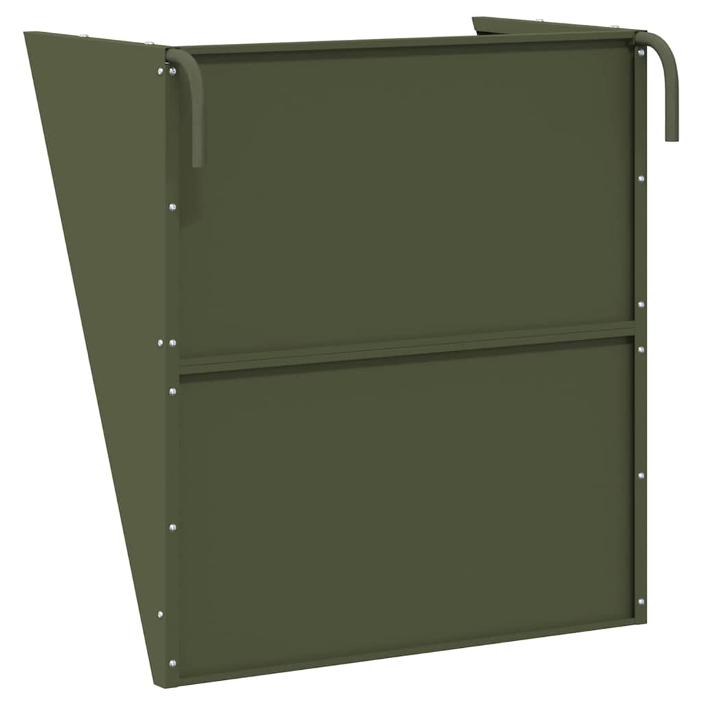 Hanging Hay Feeder Olive Green 61 x 33 x 66 cm