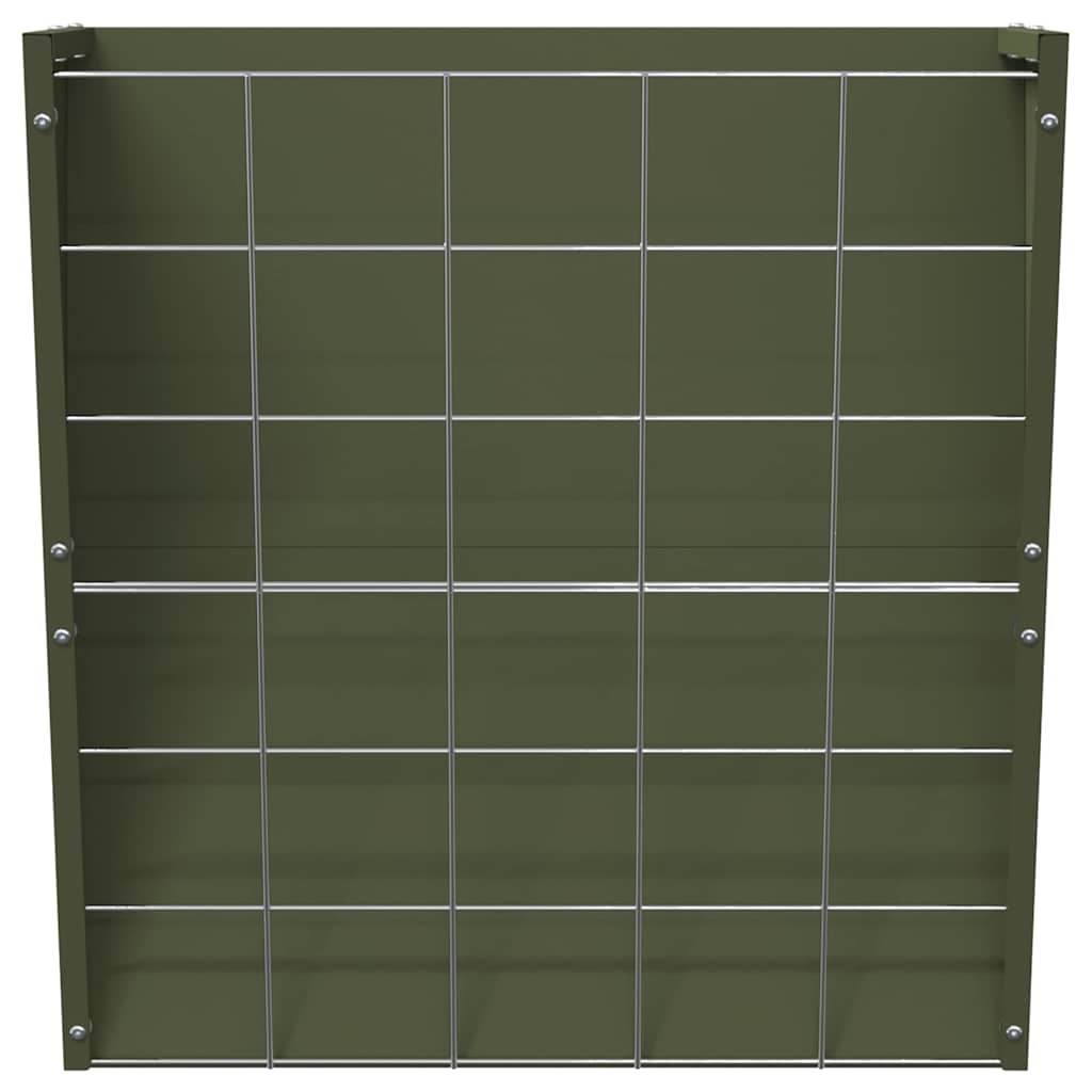 Hanging Hay Feeder Olive Green 61 x 33 x 66 cm