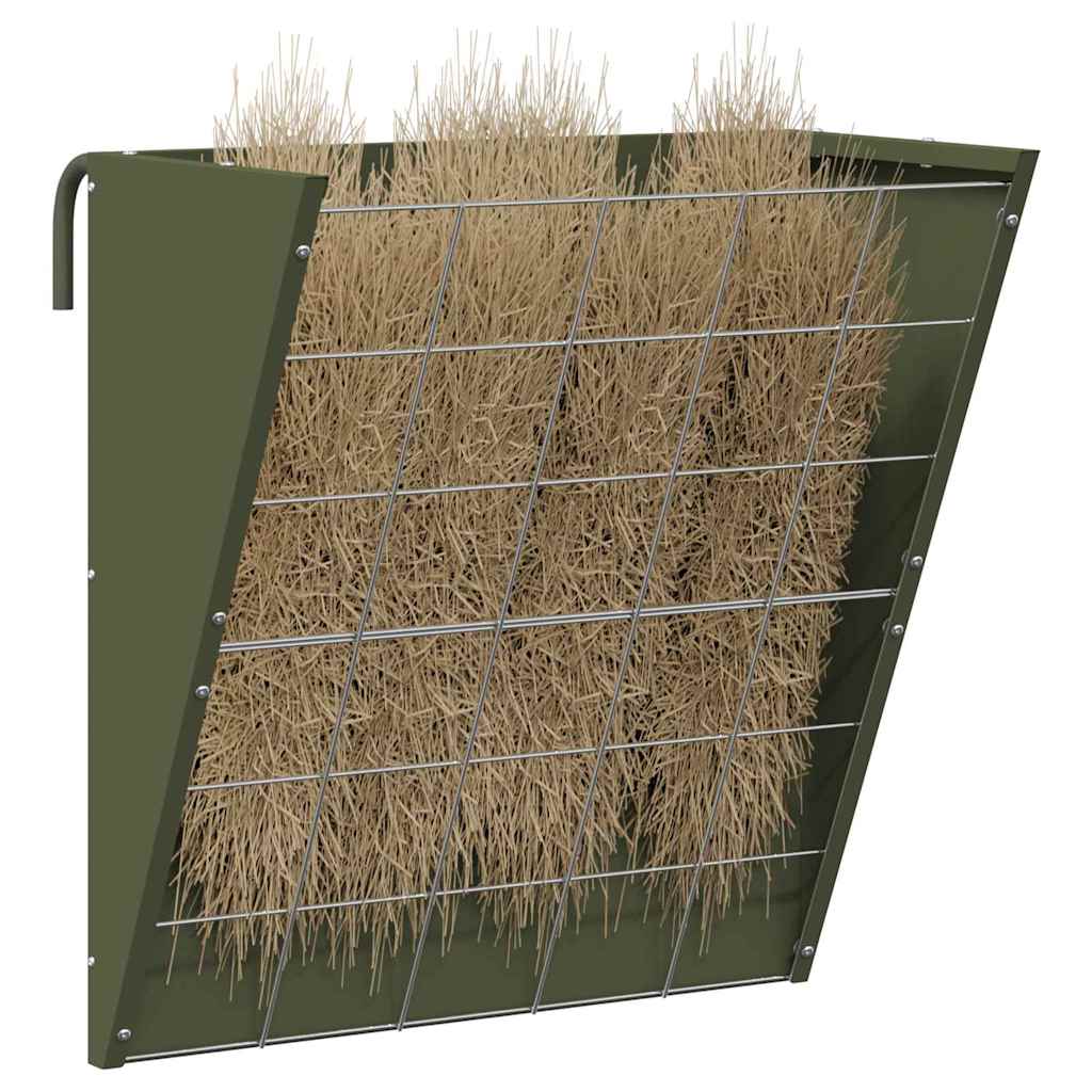 Hanging Hay Feeder Olive Green 61 x 33 x 66 cm