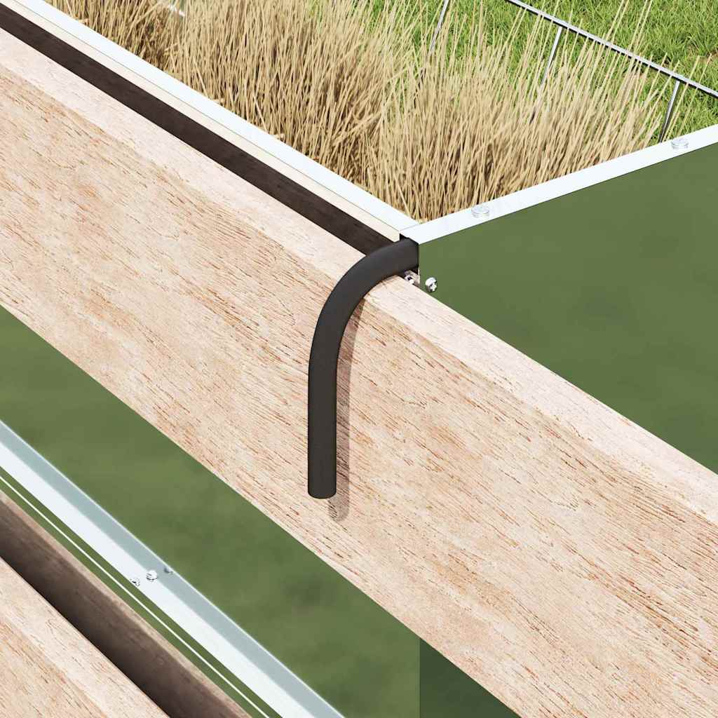 Hanging Hay Feeder Silver 61 x 33 x 66 cm Galvanised Steel