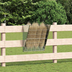 Hanging Hay Feeder Silver 61 x 33 x 66 cm Galvanised Steel