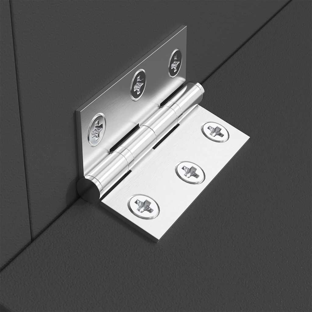 Pig Feeder Black 55 x 38 x 76 cm Cold-Rolled Steel