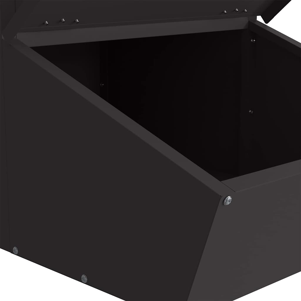 Pig Feeder Black 55 x 38 x 76 cm Cold-Rolled Steel