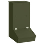 Pig Feeder Olive Green 55 x 38 x 76 cm Cold-Rolled Steel