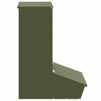 Pig Feeder Olive Green 55 x 38 x 76 cm Cold-Rolled Steel