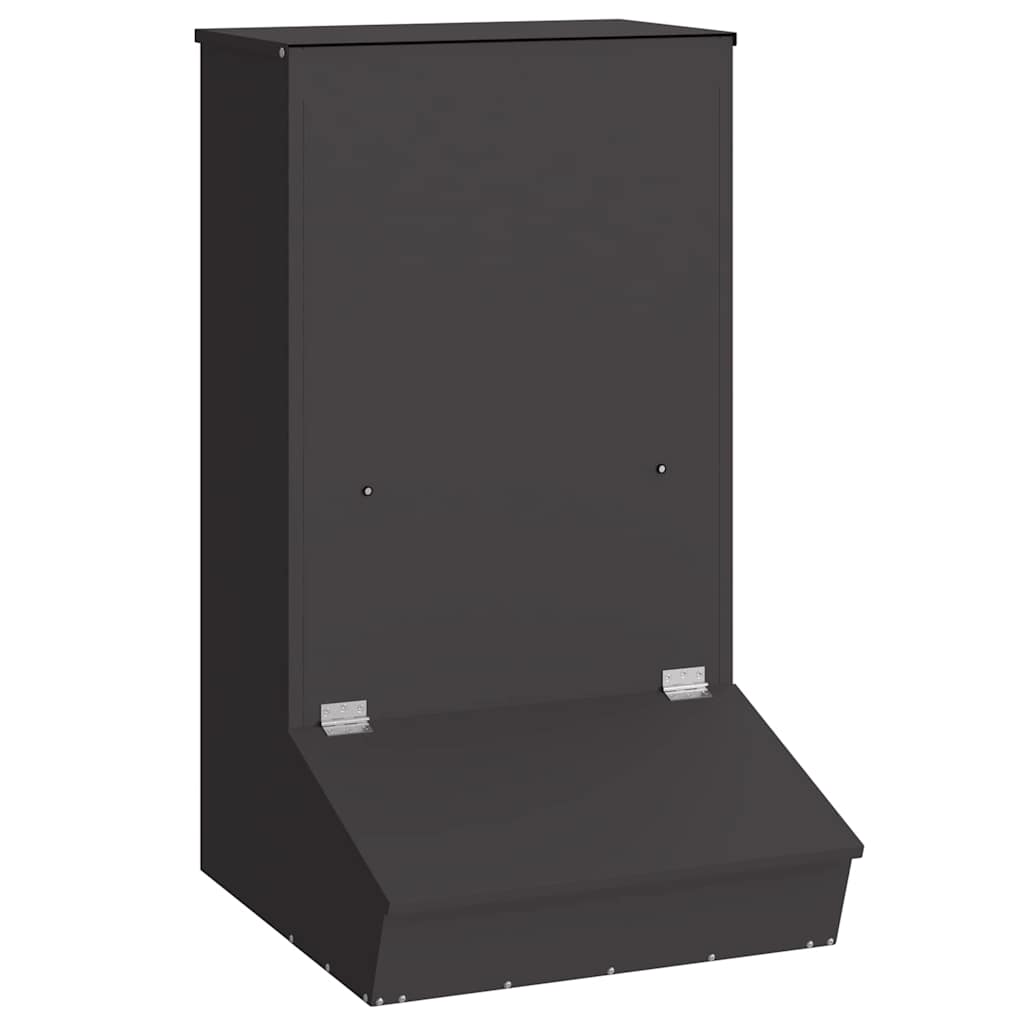 Pig Feeder Black 55 x 51 x 91.5 cm Cold-Rolled Steel