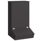 Pig Feeder Black 55 x 51 x 91.5 cm Cold-Rolled Steel