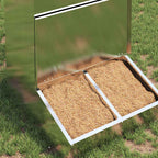 Pig Feeder Silver 55 x 51 x 91.5 cm Galvanised Steel