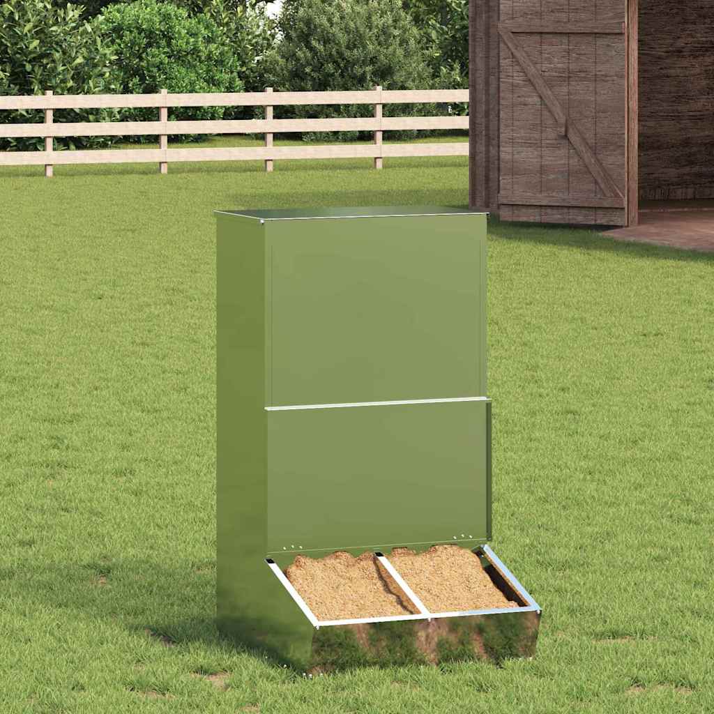 Pig Feeder Silver 55 x 51 x 91.5 cm Galvanised Steel