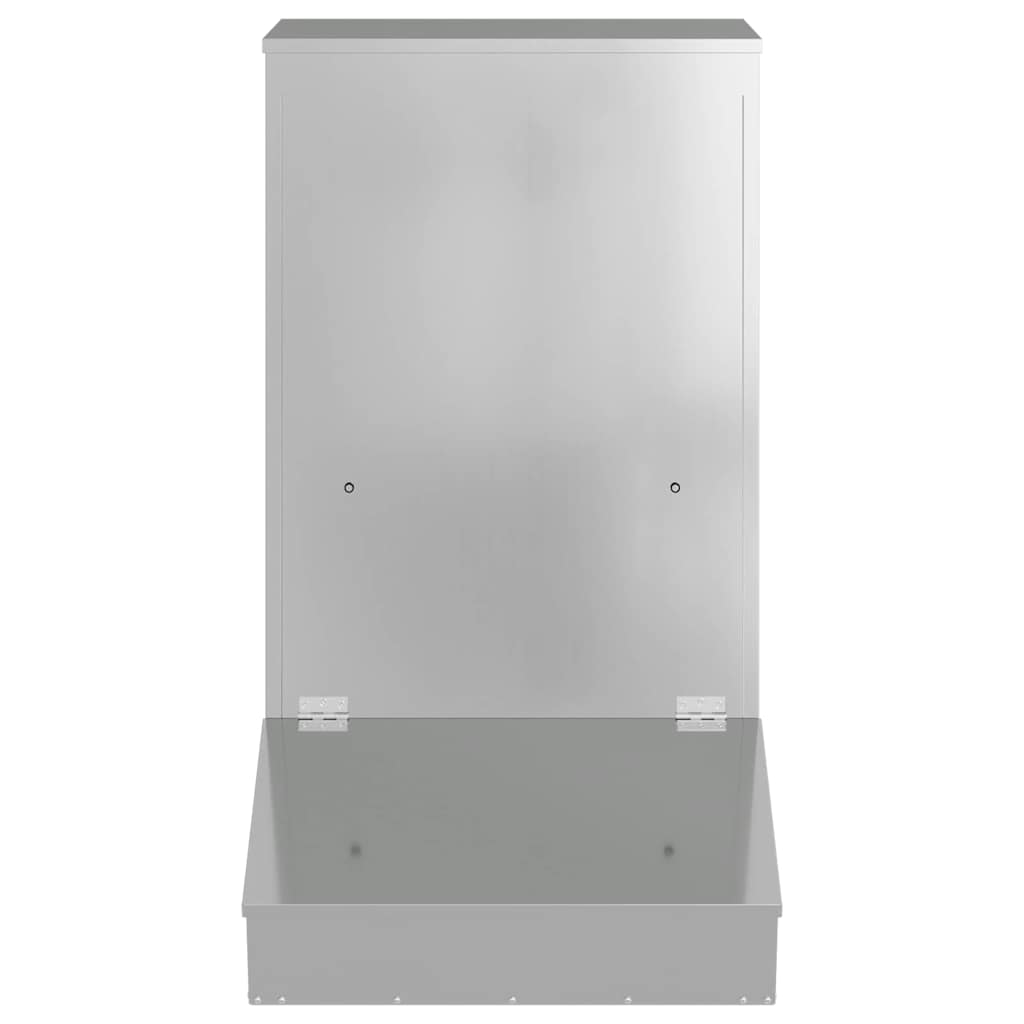 Pig Feeder Silver 55 x 51 x 91.5 cm Galvanised Steel