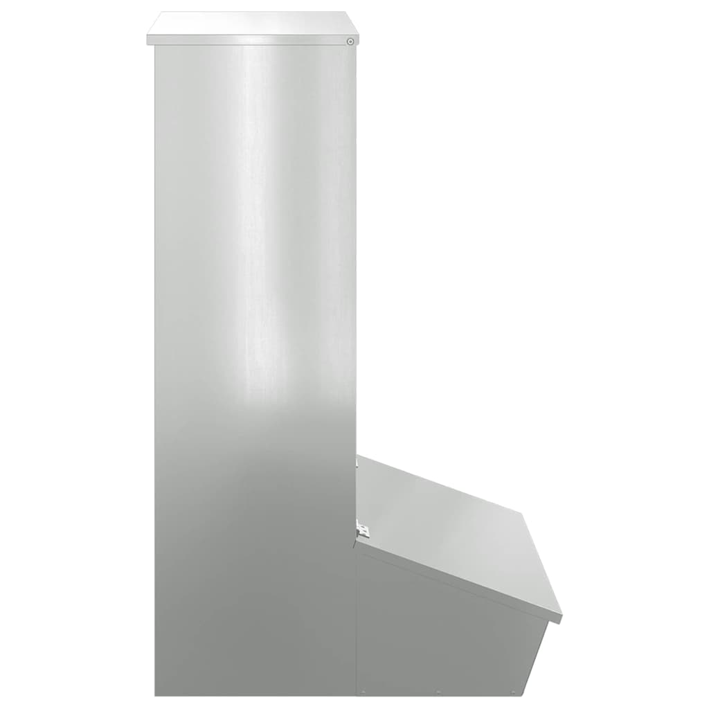 Pig Feeder Silver 55 x 51 x 91.5 cm Galvanised Steel