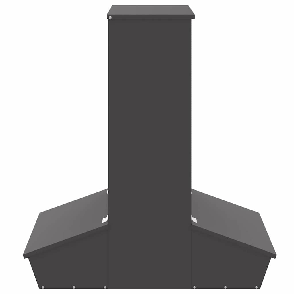 Pig Feeder Black 82 x 51 x 91.5 cm Cold-Rolled Steel