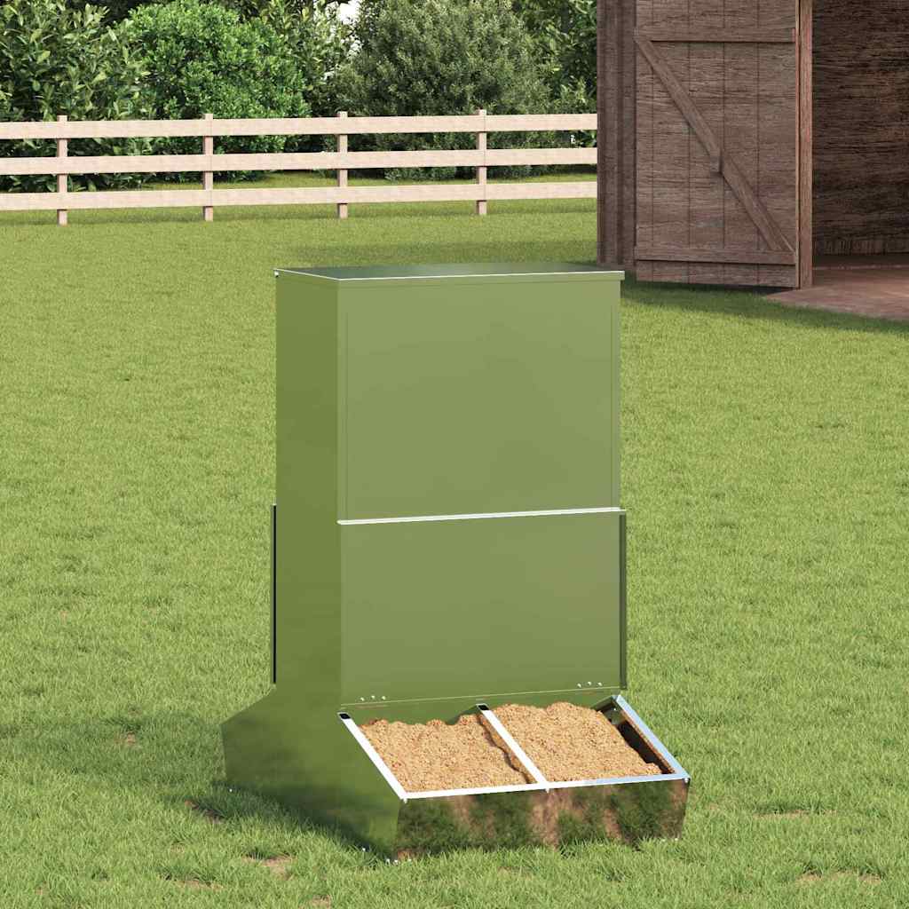 Pig Feeder Silver 82 x 51 x 91.5 cm Galvanised Steel
