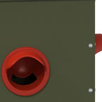 Chicken Feeder Olive Green 41.5 x 20.5 x 33 cm