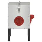 Chicken Feeder Silver 41.5 x 20.5 x 33 cm Galvanised Steel