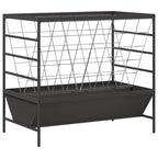 Livestock Feeder Black 100 x 60 x 90 cm Cold-Rolled Steel