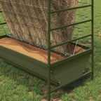 Livestock Feeder Olive Green 100 x 60 x 90 cm Cold-Rolled Steel