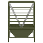 Livestock Feeder Olive Green 100 x 60 x 90 cm Cold-Rolled Steel