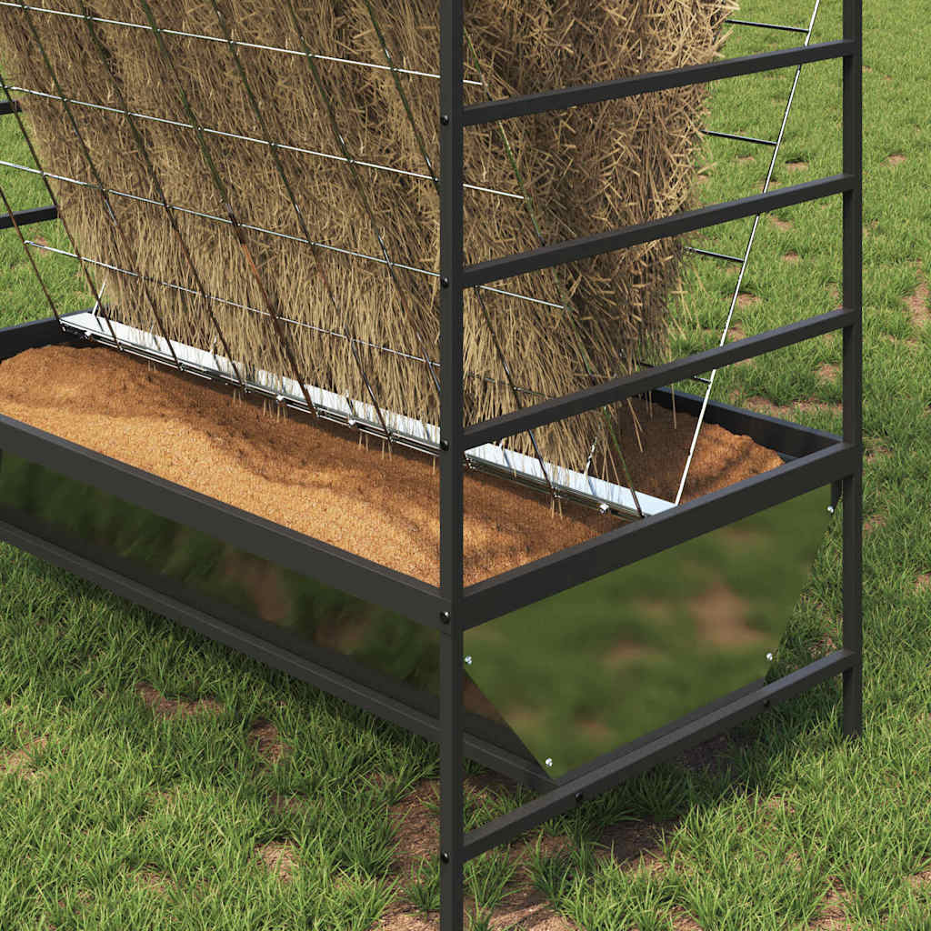 Livestock Feeder Silver 100 x 60 x 90 cm Galvanised Steel
