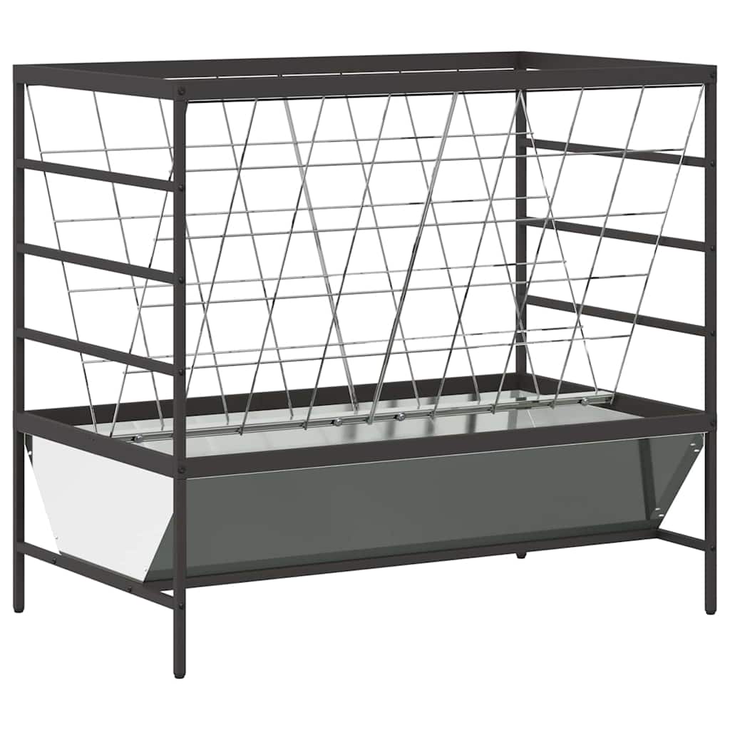 Livestock Feeder Silver 100 x 60 x 90 cm Galvanised Steel