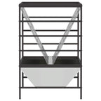 Livestock Feeder Silver 100 x 60 x 90 cm Galvanised Steel