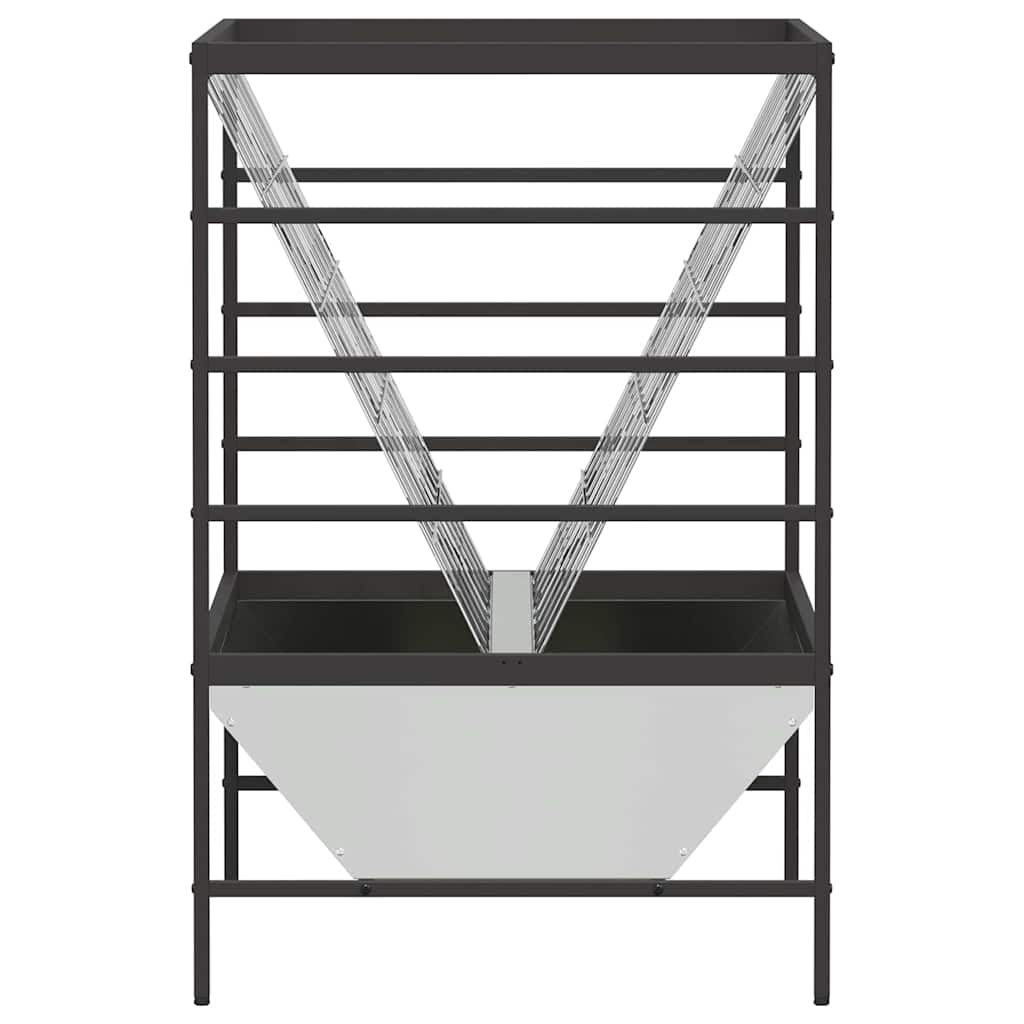 Livestock Feeder Silver 100 x 60 x 90 cm Galvanised Steel