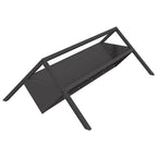 Livestock Feeding Trough Black 111 x 76 x 38 cm