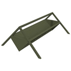 Livestock Feeding Trough Olive Green 111 x 76 x 38 cm