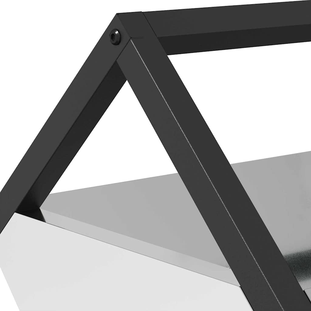 Livestock Feeding Trough Silver 111 x 76 x 38 cm