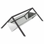 Livestock Feeding Trough Silver 111 x 76 x 38 cm