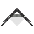 Livestock Feeding Trough Silver 111 x 76 x 38 cm