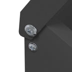 Chicken Feeder Black 21 x 16 x 33 cm Cold-Rolled Steel