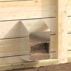 Chicken Feeder Silver 21 x 16 x 33 cm Galvanised Steel