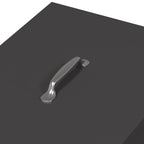 Chicken Feeder Black 40.5 x 45 x 41 cm Cold-Rolled Steel